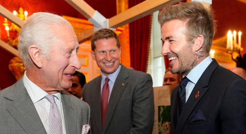 A családi botrányok után David Beckham neve a brit uralkodó listájára is felkerült