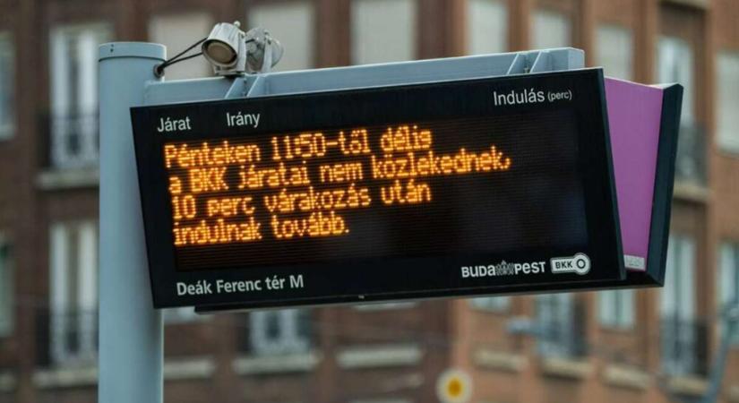 Véget ért a tízperces leállás Budapesten
