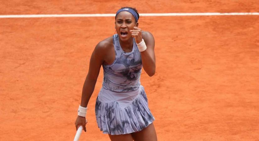 Roland Garros: Coco Gauff legyőzte a világelsőt, ő lett Párizs új bajnoka