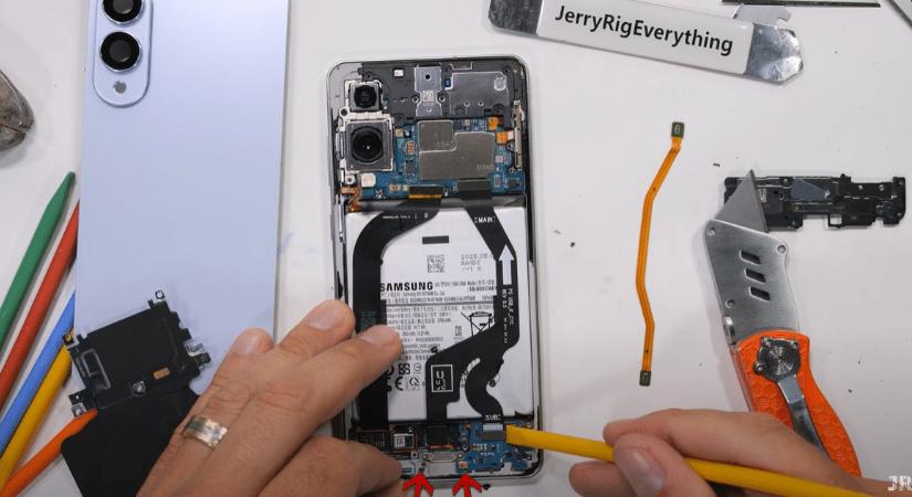 Szétszerelték a Samsung Galaxy S25 Edge-et