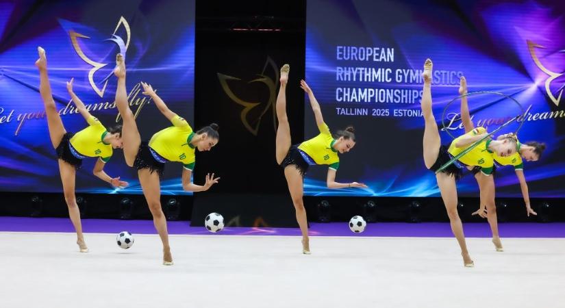 Bravúros bronzérmet szerzett a magyar együttes kéziszercsapat az rg-Eb-n