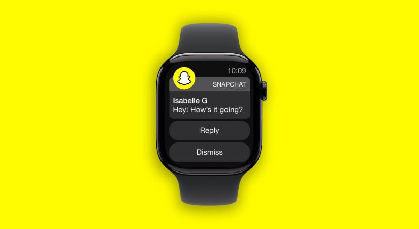 Már watchOS-en is elérhető a Snapchat