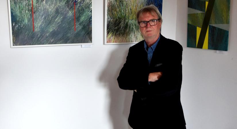 Későbbi rétegek- Vitáris József absztrakt tájképei Badacsonytördemicen