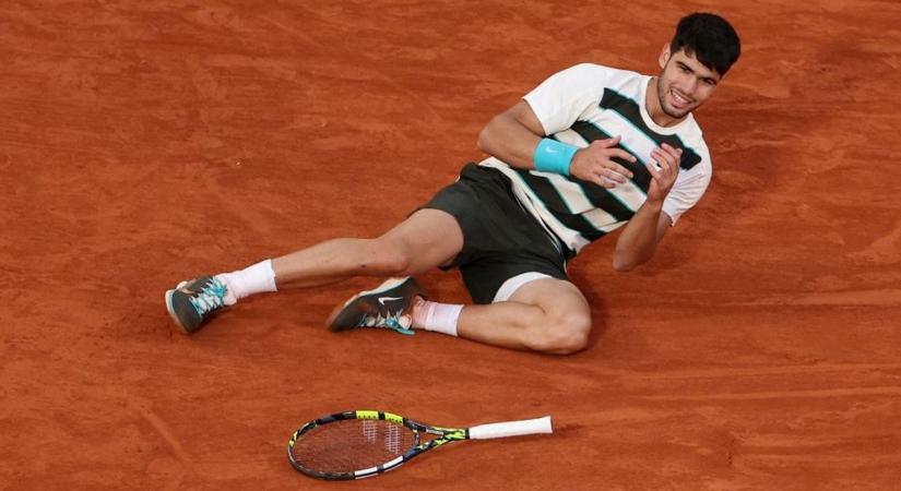 Döbbenetes tenisz: Alcaraz kétszettes hátrányból nyerte meg minden idők leghosszabb Roland Garros-döntőjét