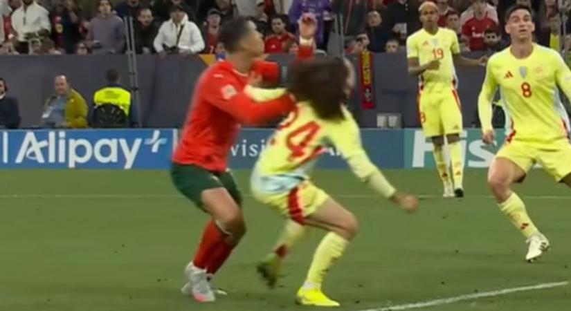 Teljesen hülyét csináltak a portugálok Lamine Yamalból Cristiano Ronaldo gólja előtt