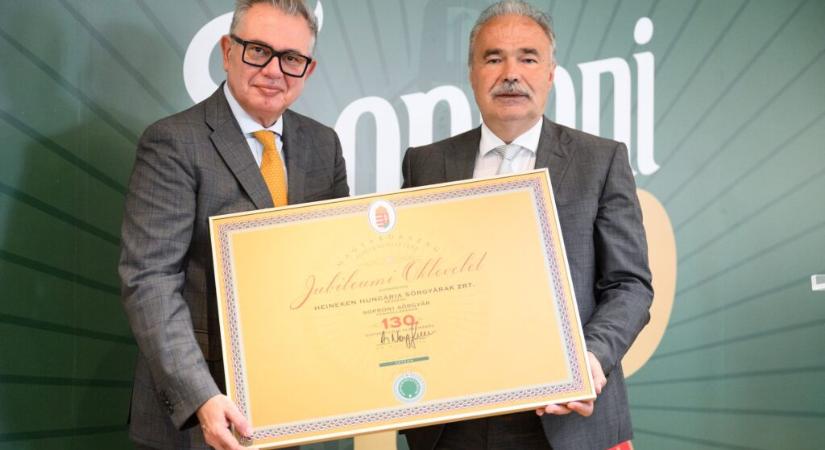 Százharminc éves a Soproni Sörgyár