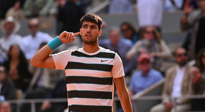 Roland Garros: öt és fél órás finálét nyert meg Carlos Alcaraz, ismét övé a trófea