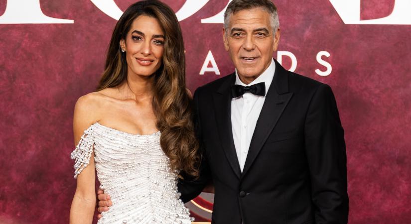 Ősz hajjal tért vissza George Clooney, Amal Clooney-val ragyogtak a Tony Awardson
