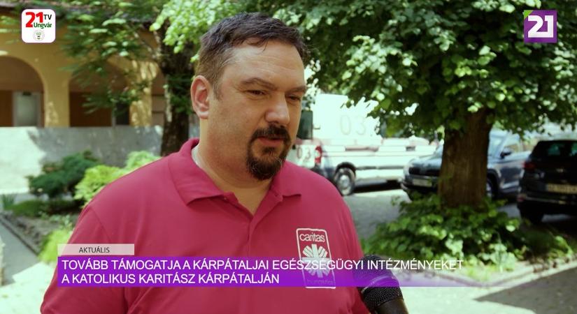 Aktuális (2025.06.09) Tovább támogatja a kárpátaljai egészségügyi intézményeket a Katolikus Karitász Kárpátalján (videó)