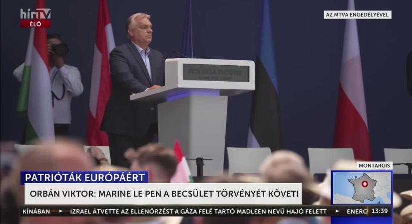 Orbán Viktor felszólalt a Patrióták nagygyűlésén Franciaországban  videó