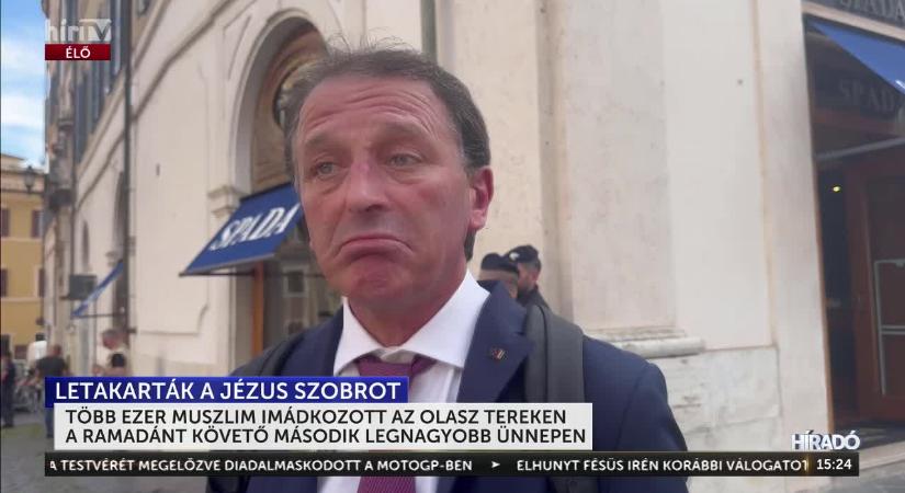 Ismét több ezer muszlim imádkozott az olasz tereken, a Ramadánt követő második legnagyobb ünnepükön  videó