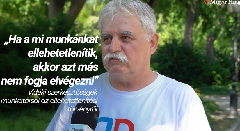Egy vidéki szerkesztőség nem tud emigrálni – helyi lapok munkatársai az ellehetetlenítési törvényről – Videó