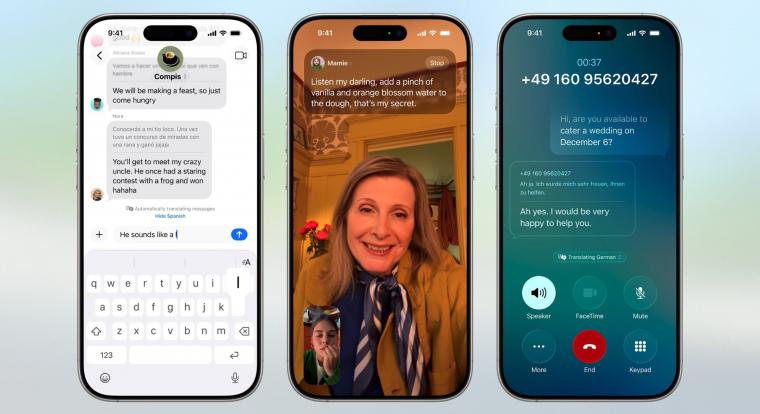 Élő fordítást hoz a kommunikációs alkalmazásokba az iOS 26