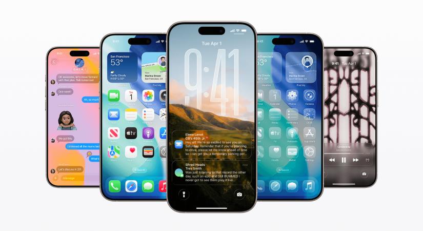 WWDC25: ezeket az újdonságokat emeli ki az oldalán az Apple az iOS 26-ról