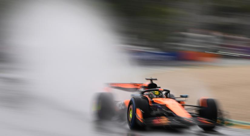 Ennyit látnak az F1-pilóták egy esős futam alatt