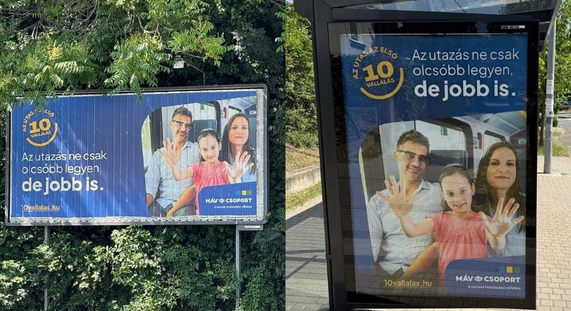 Vitézy Dávid: Óriásplakátokon hirdeti Lázár János tíz pontját a MÁV