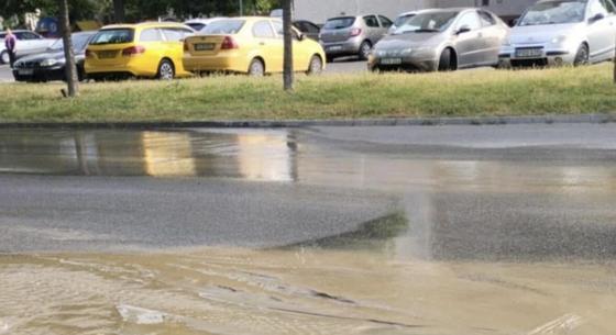 Egyszerre hét helyen volt csőtörés Dunakeszin
