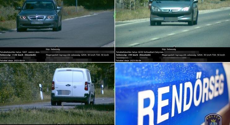 Közlekedésrendészeti összesítő Bács-Kiskun vármegyéből