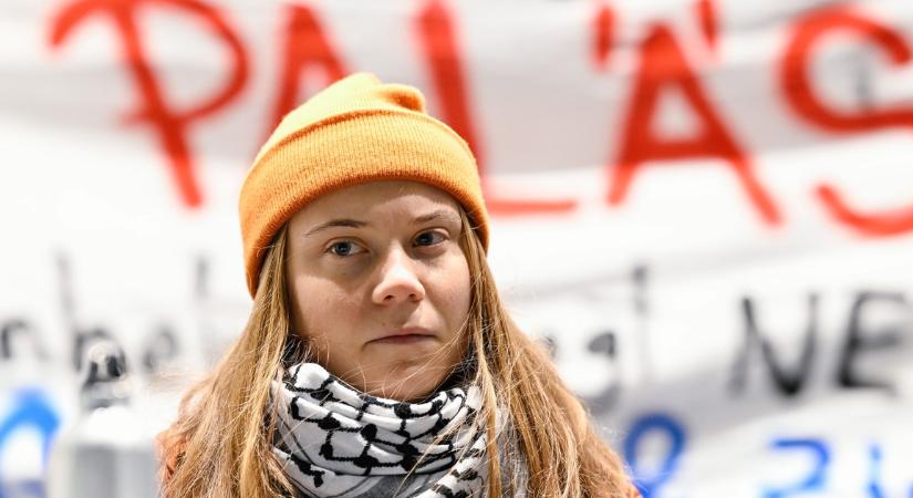 Izrael kitoloncolta a Palesztinába siető Greta Thunberget