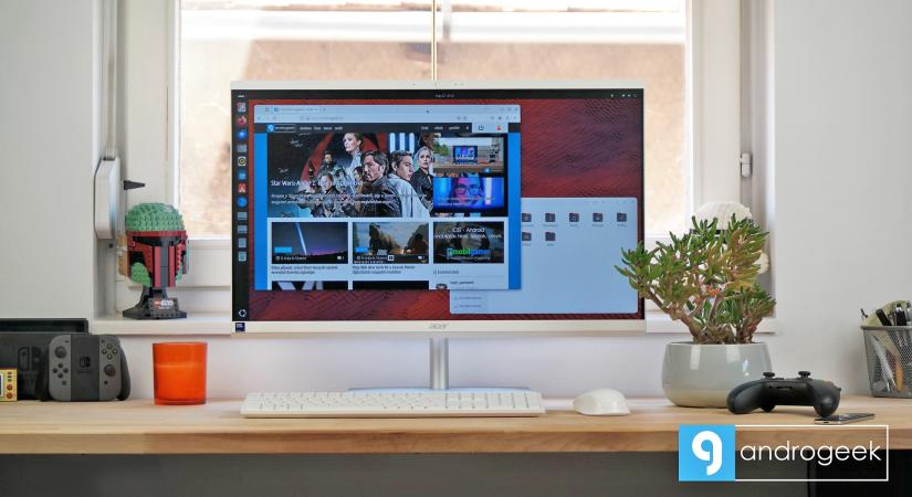 Acer Aspire C27-195ES AiO teszt - elegancia, teljesítmény és praktikum egyben