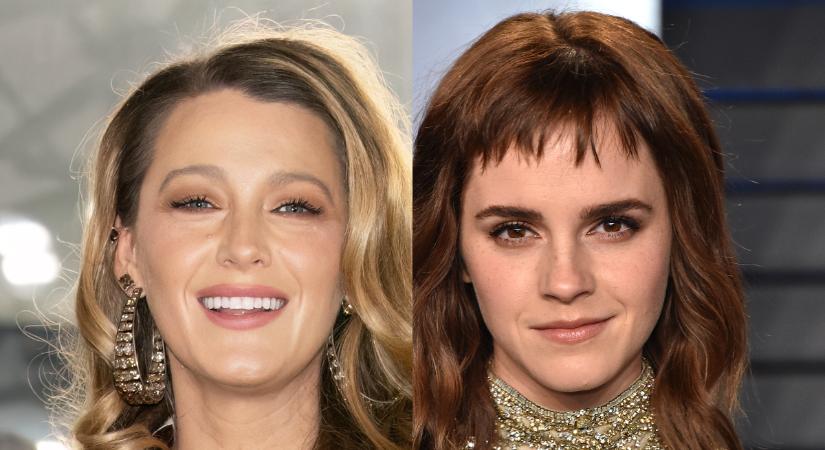 Blake Lively fehér csipkét húzott, Emma Watson titokzatos pasival sétálgatott