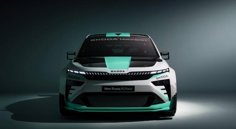 Könnyebb, szélesebb, alacsonyabb a Skoda elektromos versenyautója