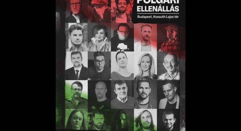 „Polgári Ellenállás” – Tüntetés a Kossuth téren, nézze itt élőben