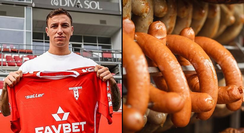15 kiló kolbászért is adtak már el labdarúgót, most hosszabbított velük a Puskás-díjas lokista – videóval