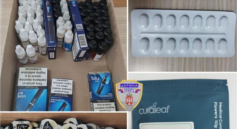Tudatmódosító gyógyszereket, kannabisz olajat és kendervirágot is találtak a vámosok (Fotó)
