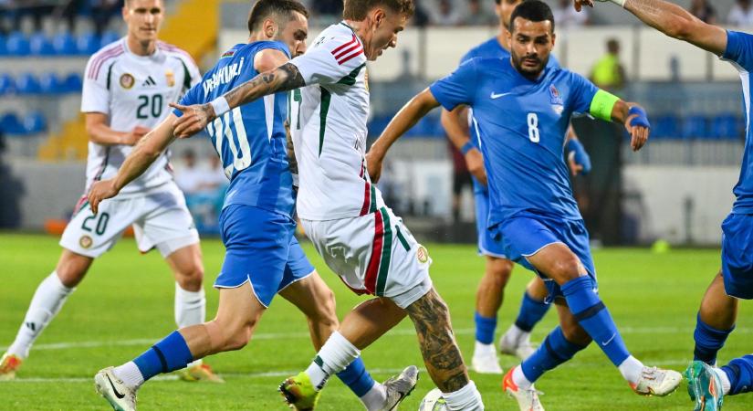 Győzött a magyar futball-válogatott Azerbajdzsán ellen