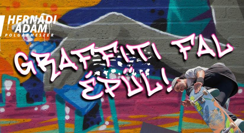 Graffiti fal épül Esztergomban