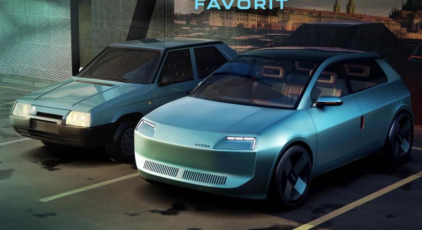 A Škoda olcsó elektromos autója lehetne a Favorit újraértelmezése
