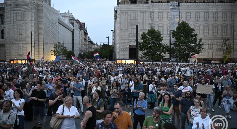 A szabadság miatt tüntettek Budapesten