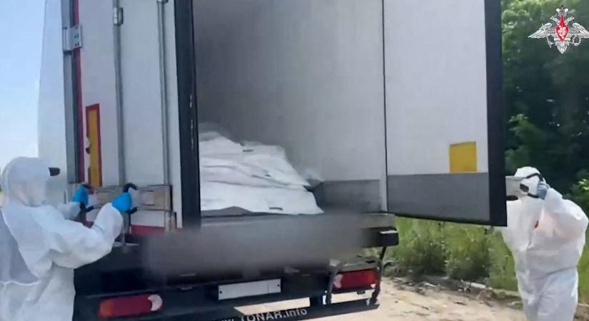 A szóvivő szerint saját halottaikat gyalázták meg az ukránok