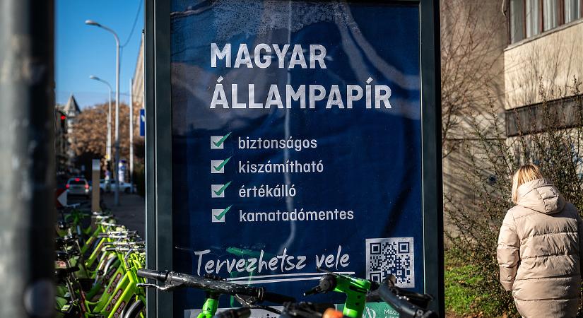 Egy évvel korábbi szintre apadt a lakosság állampapír-állománya