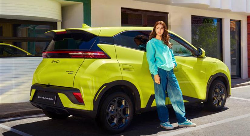 Városi rohanáshoz tervezve: stílusos, praktikus és elektromos – ez a BYD DOLPHIN SURF
