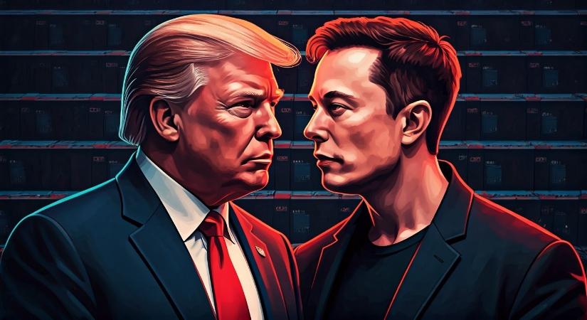 Elon Musk megbánta Donald Trumpnak címzett néhány bejegyzését