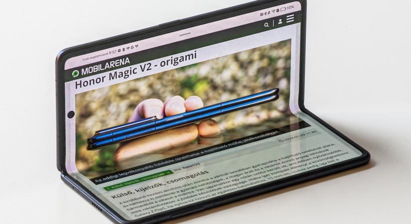 Gyorsíthat töltésén a Honor Magic V5