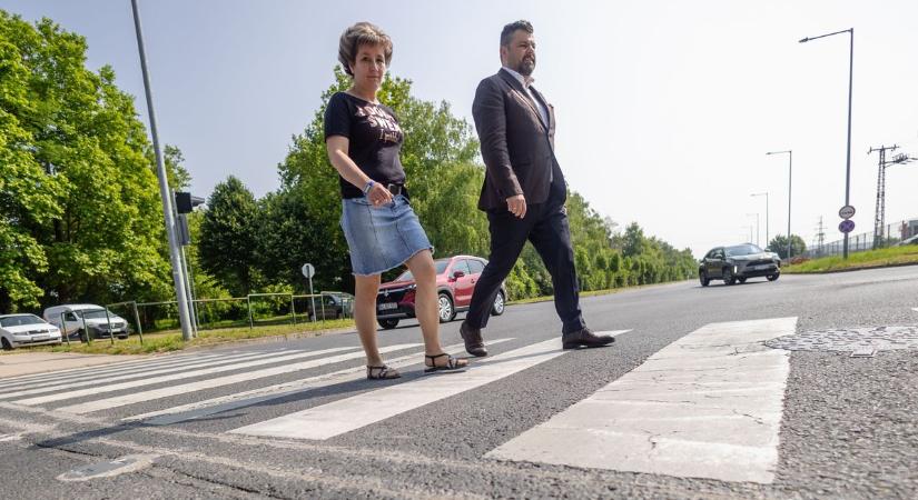 Fejlesztés Zalaegerszegen - Sokat segít, de akkor is nézz körül, ha okos a zebra!