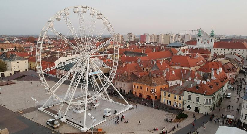 Bükfürdőre költözött a győri óriáskerék