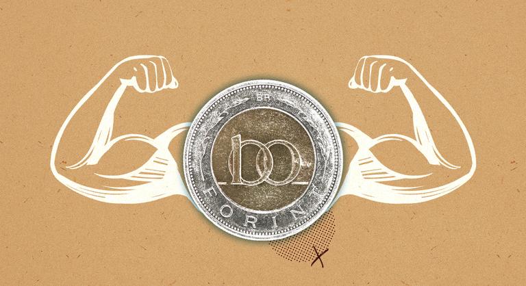 Hiába jöttek nem túl biztató inflációs adatok, a forint erősödni tudott a nap végére