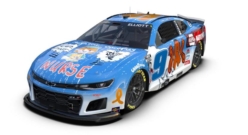 Egy valódi kis hős tervezte Chase Elliott autójának atlantai dizájnját