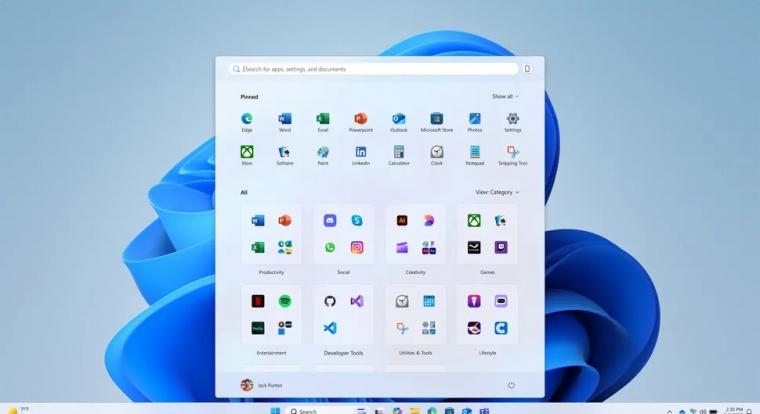 Gigantikusra nő a Start menü: frissít a Windows 11