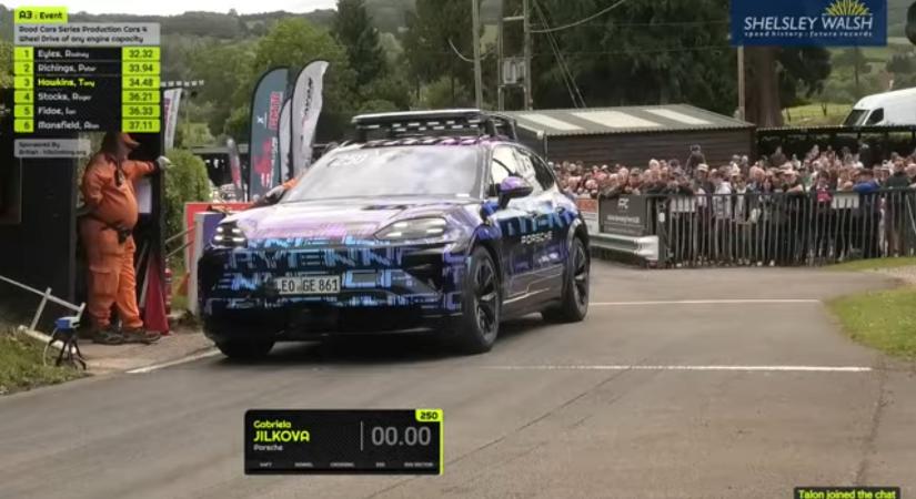 Titokban nevezett Porsche prototípus futott rekordot egy versenyen