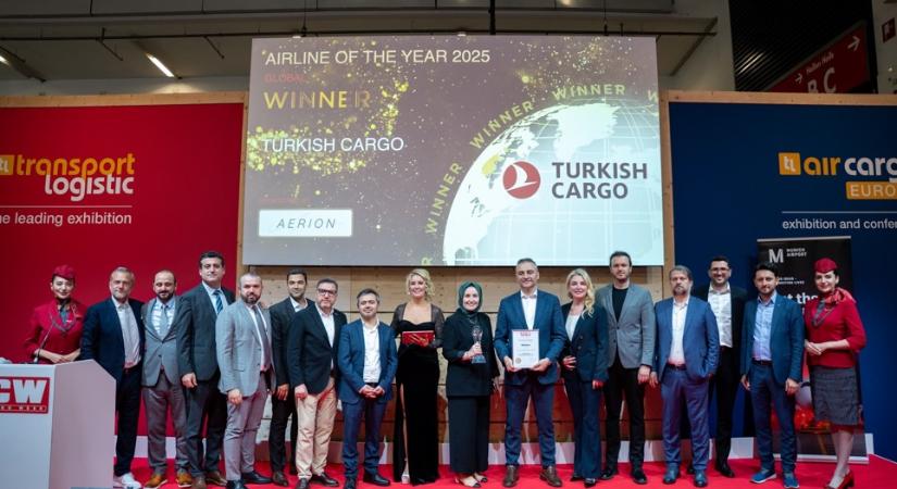A Turkish Cargo elnyerte a „Cargo Airline of the Year – Global” díjat a 2025-ös World Air Cargo Awards gálán