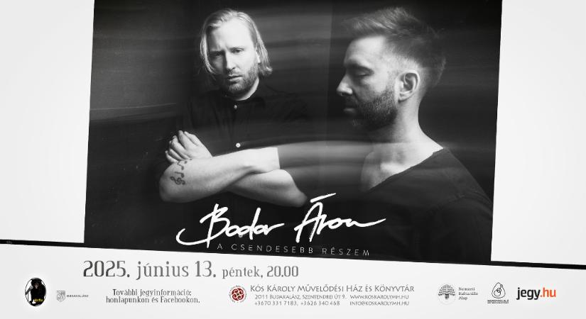 Bodor Áron csendesebb része pénteken Budakalászon lesz
