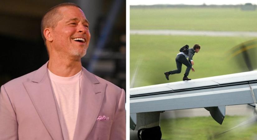 Brad Pitt újra csinálna filmet Tom Cruise-zal, egy feltétellel: „Én biztos nem fogom a seggemet lógatni repülőgépek oldalán”