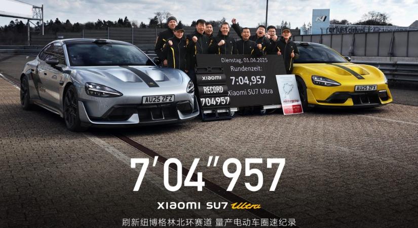 A kínaiaké a Nürburgring leggyorsabb utcai villanyautója