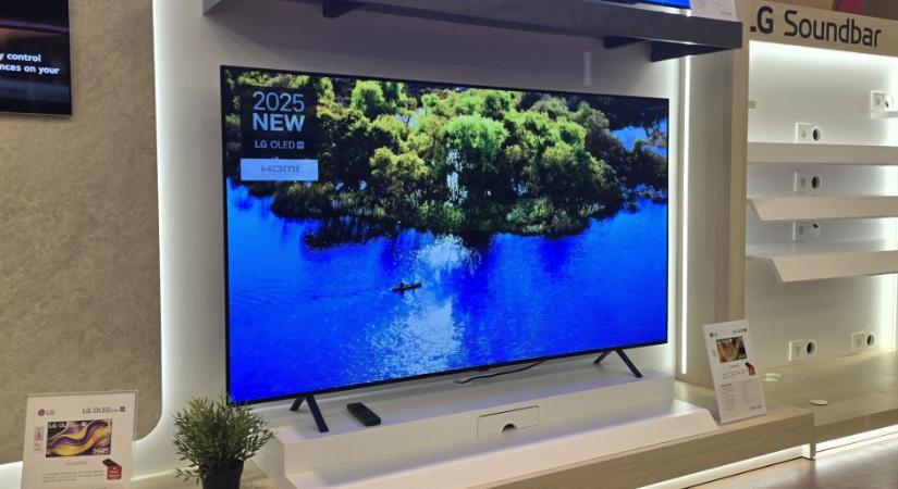 Rangos elismerést kaptak az LG tévék