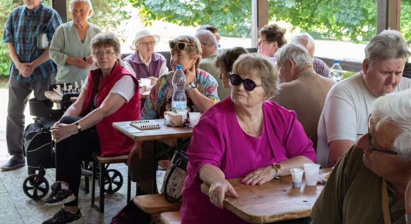 A Vakok és Gyengénlátók Zala Megyei Egyesületének tagjai minden évben összejönnek a Csó-tónál